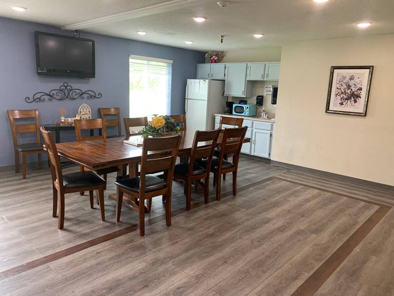 An interior shot of the Greenville Nursing and Rehabilitation Center from the Greenville Gallery.