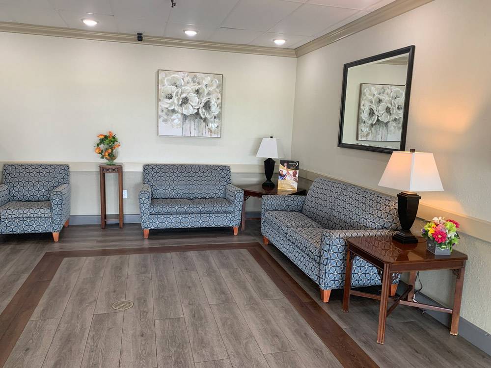An interior shot of the Greenville Nursing and Rehabilitation Center from the Greenville Gallery.